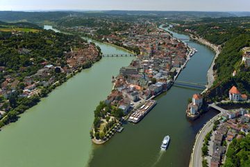 Passau Dreiflüsseeck © Hajo Dietz