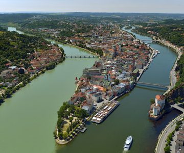 Passau Dreiflüsseeck © Stadt Passau